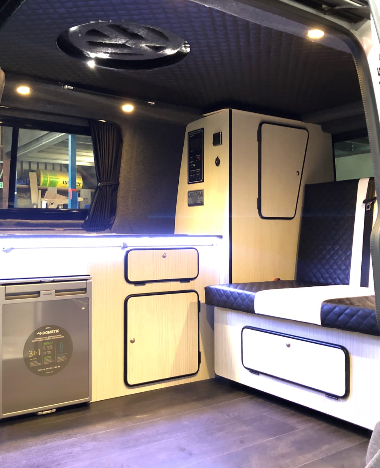 Campervan conversion with optional extra Spot Lights