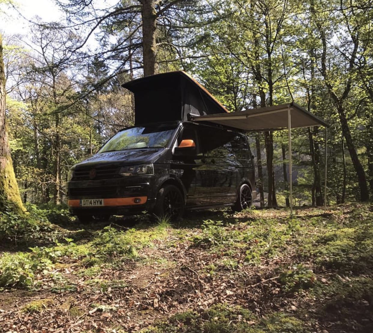 Fiamma Awning optional extra on camper van conversion